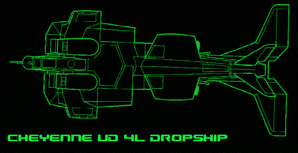 UD-4 Cheyenne — widok z góry